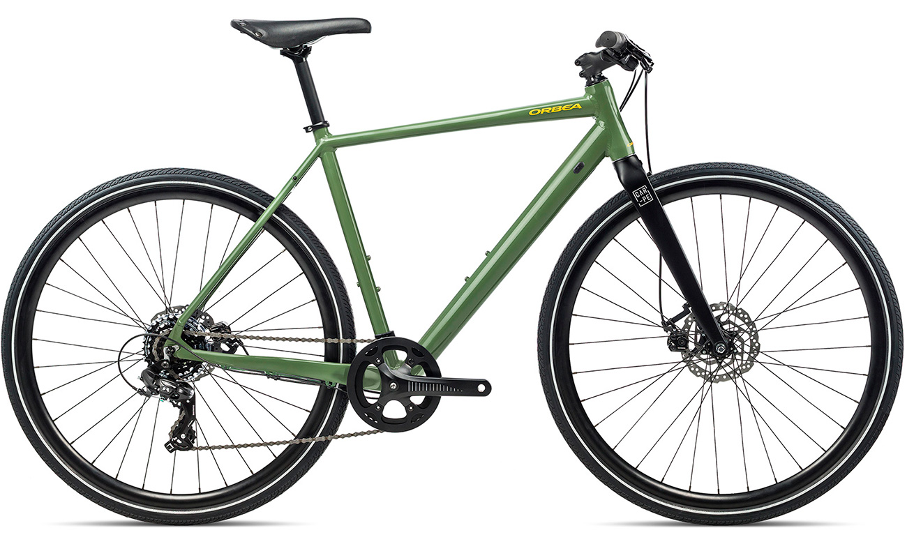 Фотографія Велосипед Orbea Carpe 40 28" розмір M 2021 Зелено-чорний